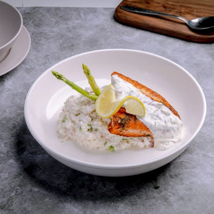 ريسوتو السلمون